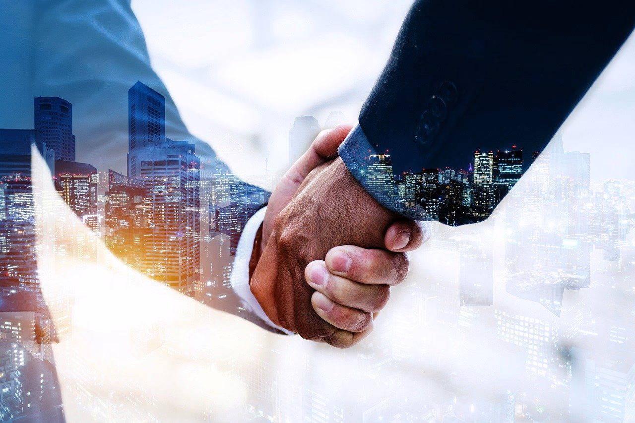 Partnership handshake